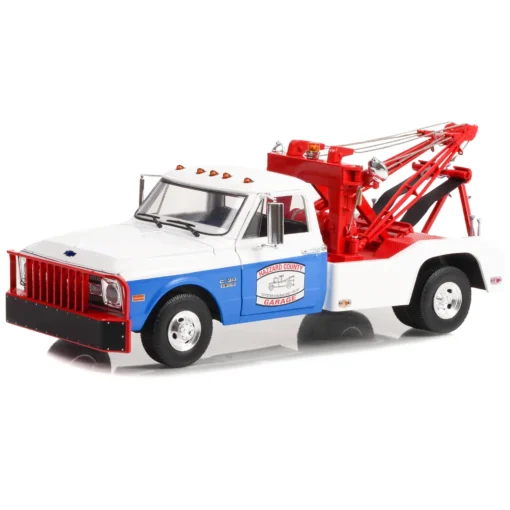 1/18 - 1969 Chevrolet C-30 Dually Wrecker Tow Truck - Hazzard County Garage - Greenlight - Image 3