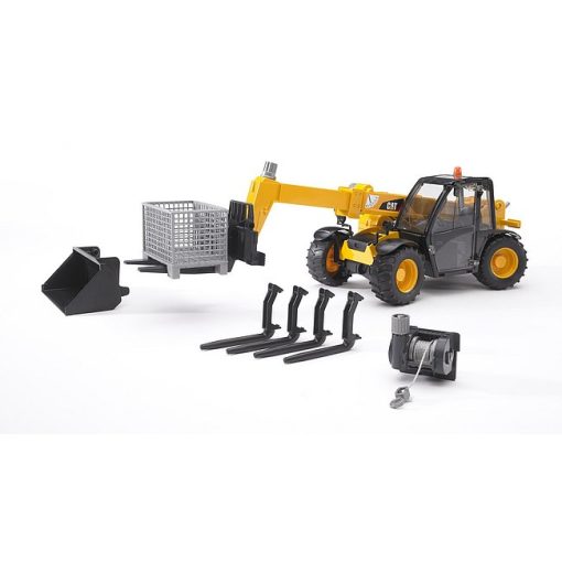 Box-type pallet, winch and forks for frontloader - Image 4