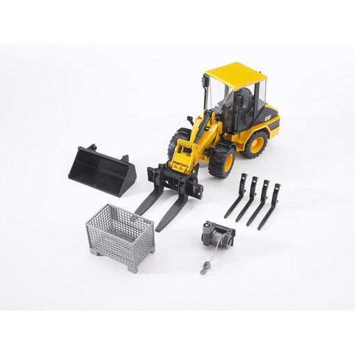 Box-type pallet, winch and forks for frontloader - Image 5