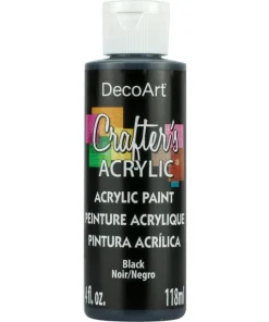 Crafter’s Acrylic All-Purpose Paint 2oz- Black