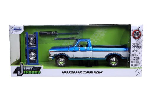 Jada 1/24 "Just Trucks" 1979 Ford F-150 Pickup w/ Rack - Image 5