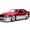 Jada 1/24 "BIGTIME Muscle" 1989 Ford Mustang GT - Candy Red