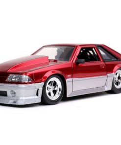 Jada 1/24 "BIGTIME Muscle" 1989 Ford Mustang GT - Candy Red