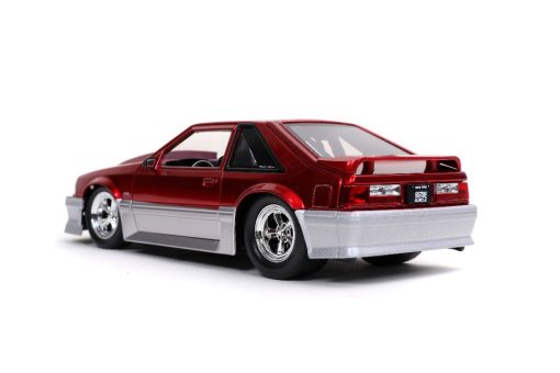 Jada 1/24 "BIGTIME Muscle" 1989 Ford Mustang GT - Candy Red - Image 5