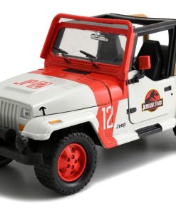 Jada "Jurassic World" 1/24 1992 Jeep Wrangler - Milk White