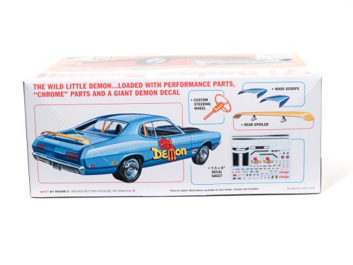 MPC 1971 Dodge Demon 1:25 Scale Model Kit - Image 14