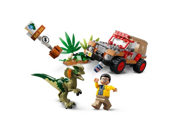 LEGO® Jurassic Park Dilophosaurus Ambush 76958 Building Toy Set (211 Pieces)