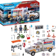 PLAYMOBIL Rescue Vehicles: Ambulance with Lights and Sound (B09JSMHGQH)