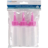 Writer/Glue Bottles 3/Pkg-2oz