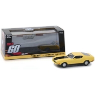 Greenlight 86412 1973 Ford Mustang Mach 1 Yellow Eleanor Gone in Sixty Seconds Movie 1974 1-43 Diecast Model Car