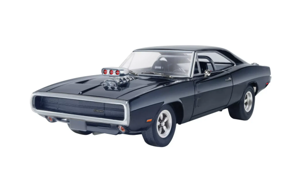 Revell 85-4319 Fast & Furious Dominic’s 1970 Dodge Charger Car Kit 1:25 Scale 122-Piece Skill Level 5 Plastic Model Building Kit