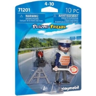 PLAYMOBIL 71201 Playmo-Friends Traffic Policeman 3-Inch Action Figure