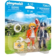 PLAYMOBIL 70823 Duopack Doctor and Police Officer Action Figures