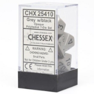 Polyhedral 7-Die Opaque Dice Set
