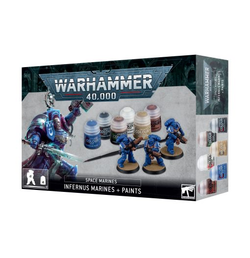 SPACE MARINES - Infernus Marines + Paints