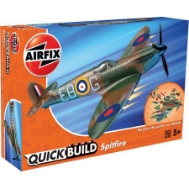 Airfix Quickbuild Super Marine Spitfire Airplane Brick Building Plastic Model Kit