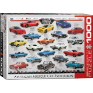 American Muscle Car Evolution 1000-Piece Puzzle