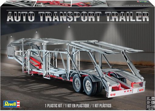 Revell 851509 1/25 Auto Transport Trailer Multi-Colored