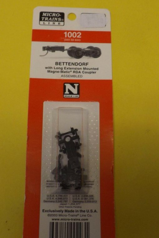 Bettendorf Trucks -- With Couplers