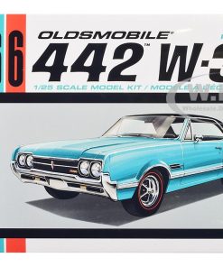 Skill 2 Model Kit 1966 Oldsmobile 442 W-30 Hardtop 1/25 Scale Model by AMT
