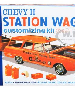 AMT 1963 Chevy II Station Wagon w/Trailer 1:25 Scale Model Kit
