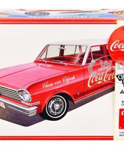 AMT 1353 1963 Chevy II Nova Wagon W/Crates Coke 1/25