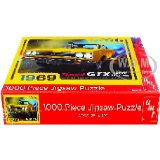 AMT AWAC009-GTX Jigsaw Puzzle 1969 Plymouth GTX Hardtop Pro Street Model Car Box