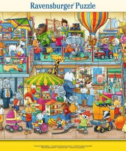 Children Frame Puzzle Animal Toy Shop 35pc