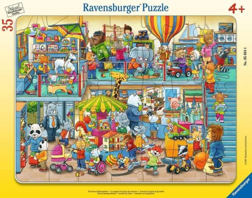Children Frame Puzzle Animal Toy Shop 35pc