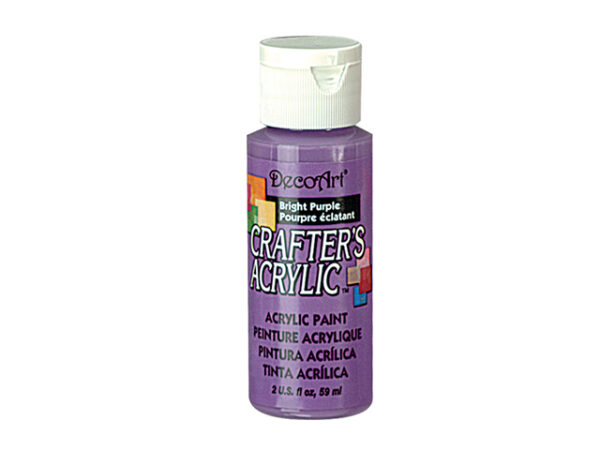 Crafter’s Acrylic All-Purpose Paint 2oz- Bright Purple