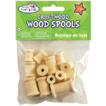 Craftwood Spools Assorted 13/Pkg-Natural