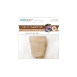 Multicraft Wood Flower Pot 5x5.5cm