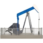 Atlas O Scale Building/Structure Operating Oil Pump (assembled)