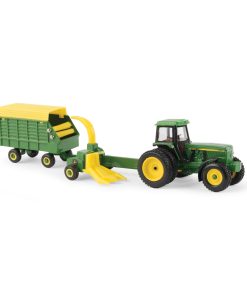 John Deere 1:64 Scale 4960 Tractor with Forage Harvester & Wagon