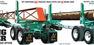 AMT AMT1103 Peerless Logging Trailer Plastic Model Kit