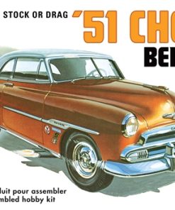 AMT AMT862 Skill 2 Model Kit 1951 Chevrolet Bel Air 2 in 1 Kit Retro Deluxe Edition 1 by 25 Scale Model