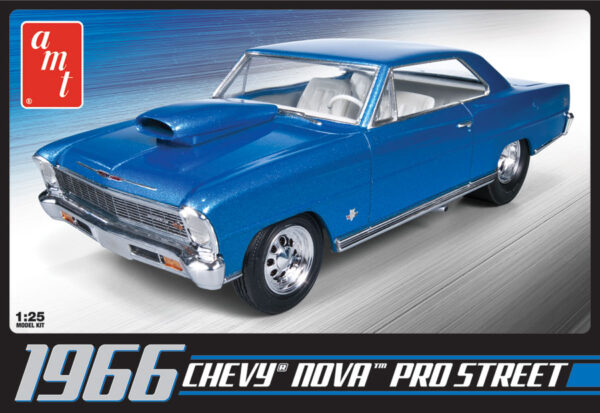 AMT AMT636R 1:25 Scale 1966 Chevy Nova Pro Street Model Kit