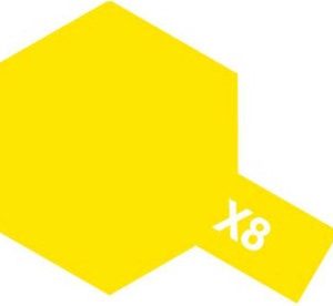 X-8 LEMON YELLOW ACRYLIC GLOSS MINI
