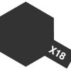 X-18 SEMI-GLOSS BLACK ACRYLIC MINI