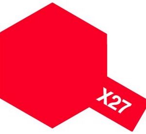 X-27 CLEAR RED ACRYLIC GLOSS MINI