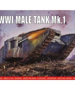 Airfix 01315V World War I British Army Male Tank 1/76 Scale Plastic Model Kit