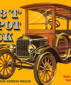AMT AMT1237 Depot Hack 2-in-1 Kit 1-25 Scale Model Car for Skill 2 Model Kit 1923 Ford T