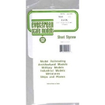 Evergreen Scale Models White Sheet .010 x6 x 12 4 EVG9010 Plastic Building Supplies