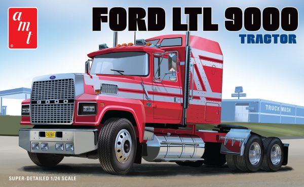 AMT Ford LTL 9000 Semi Tractor 1:24 Scale Model Kit
