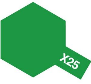 X-25 CLEAR GREEN ACRYLIC GLOSS MINI