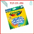 Crayola 10-Count Washable Ultra-Clean Broad Line Markers