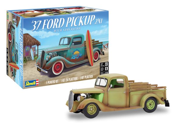 Revell 1:25 37 Ford Pickup 2n1 w/ Surfboard
