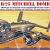 Atlantis Model 1:64 Scale B-25 Flying Dragon Plane with Swivel Stand