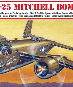 Atlantis Model 1:64 Scale B-25 Flying Dragon Plane with Swivel Stand