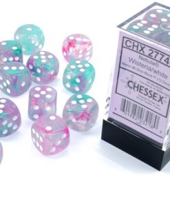 Chessex Nebula 16mm D6 Dice Block (12 Dice)